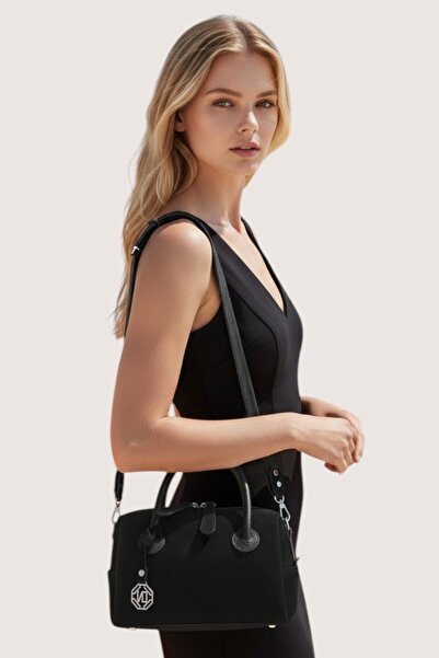 QUB CLUB Women's Genuine Leather Suede Leather Cylinder with Long Strap and A...