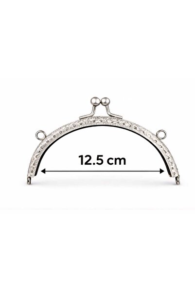 aurellen 12.5 cm Oval Bag Wallet Bursu Metal Bag Lock - Bag Making Apparatus,...