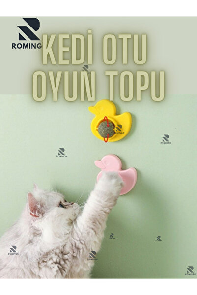 Romingo Duck Figured Cat Mint Ball New Design Teeth Cleaning Stress Relief To...