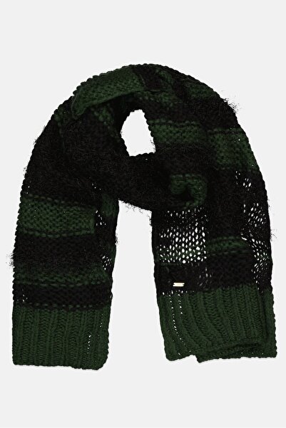 Armani Women Stripe Knitted Scarf, Multicolor