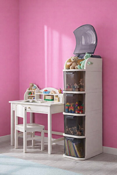 ESTİKO Slim Pro Tekerlekli Dolap 4 kat