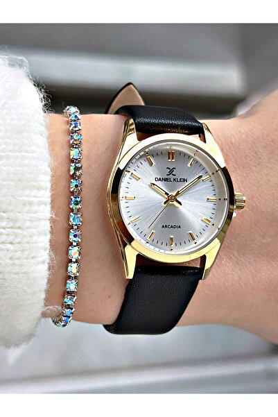 Daniel Klein Leather Cord Women's Wristwatch