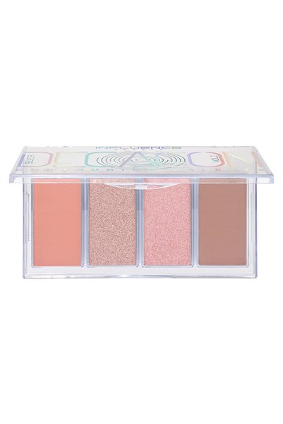 Influence Beauty Kontür Paleti Silver Decagon 02 Define & Shine - 4in1 Contour Palette with Highlighter