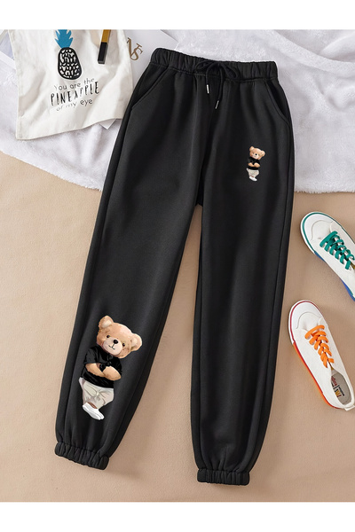 GALASHOP Bear for Women Patterned Printed Product Stretchy Fabric