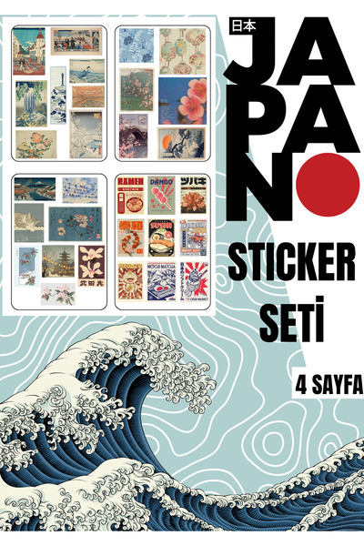 ANSHA CRAFTS Japon Sticker Seti - Bullet Journal - Ajanda - Planner - Defter-...