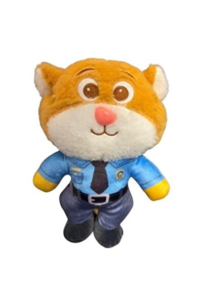 Zootropolis , Αστυνομικός Clawhauser, Πελούς Παιχνίδι, 25 εκ., Μπλε-Καφέ
