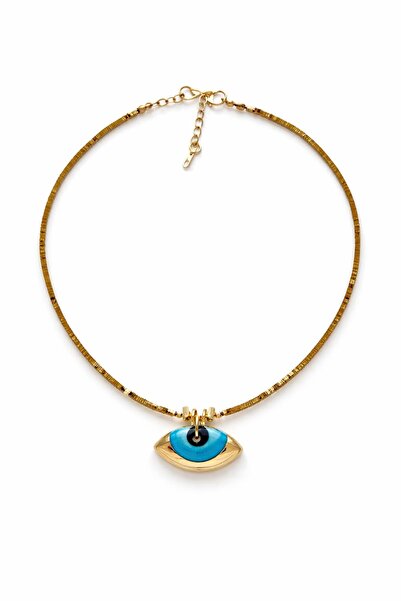 CHARMLUCKY قلادة من حجر الهيماتيت السيراميكي