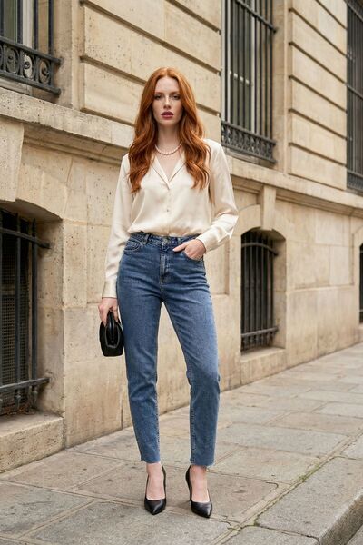 Hiccup МОЯ МОДА Джинсові штани з високою талією