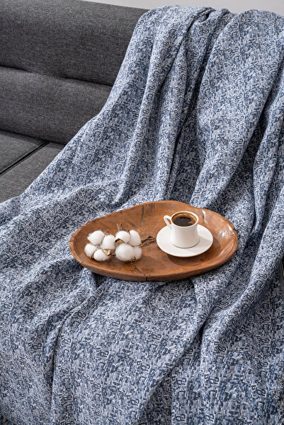 Bovia Home Cotton Pcs Sofa Cover / Fringed Seat Shawl