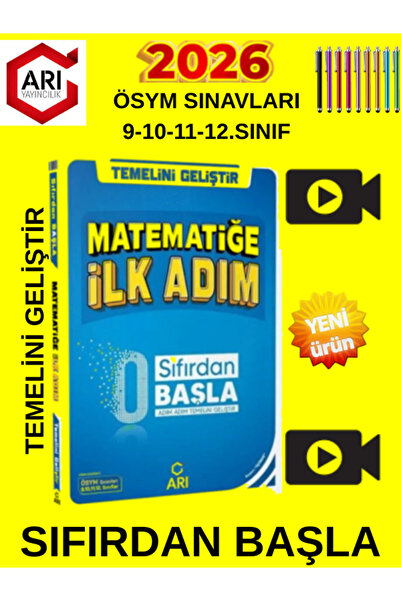 Ens Yayıncılık Arı 2026 İlk Adım Matematik 9 10 11 12 Sinif 0 Dan Başla Temel...