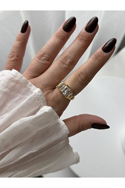 CHARMLUCKY خاتم من حجر الباجيت (قابل للتعديل)