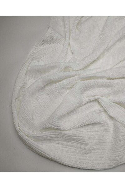 Kumaş Parça Ύφασμα ζέρσεϊ σε χρώμα εκρού Πλάτος: 125 εκ.