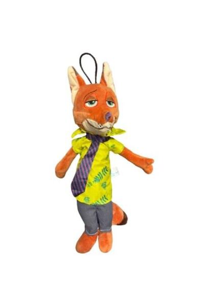 Zootropolis Plush Toy, Nick Wilde, 40cm, Brown-Yellow-Grey