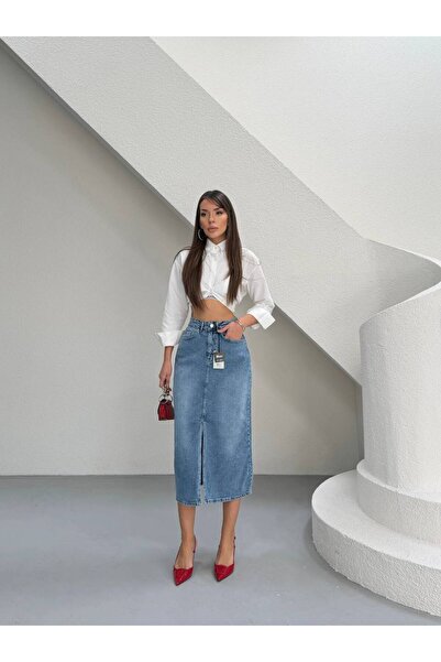 MEECY Women's Denim Skirt