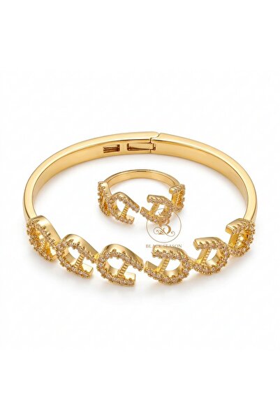 Black Season Round bracelet set + free size ring