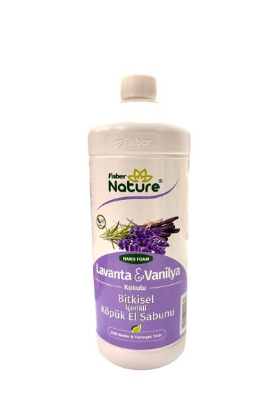 Naturex Faber Lavender & Vanilla - Herbal Based Foaming Hand Soap 1 Lt
