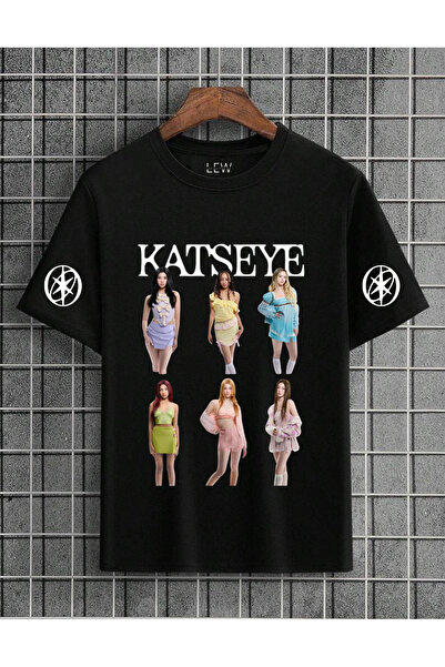 lovver Katseye Group Special Design Premium Quality Breathable T-Shirt in Cot...