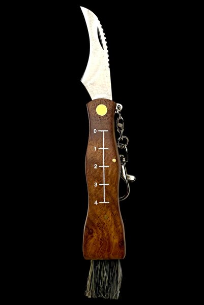 Keskin Adam Mantar Çakısı Fırçalı Çakı Bıçak 17cm.