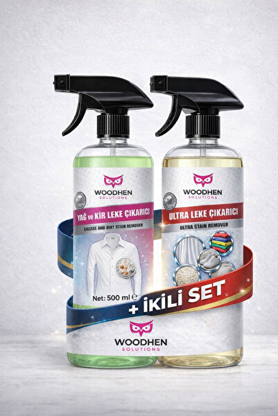 Yağ ve Kir Leke Çıkarıcı + Ultra Leke Çıkarıcı Avantajlı Paket, 500mLx2, Yoğun Güç, Etkili Temizlik