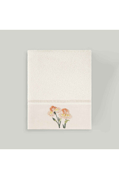 Linens Cora Bambu 50x85 Cm Yüz Havlusu Ekru