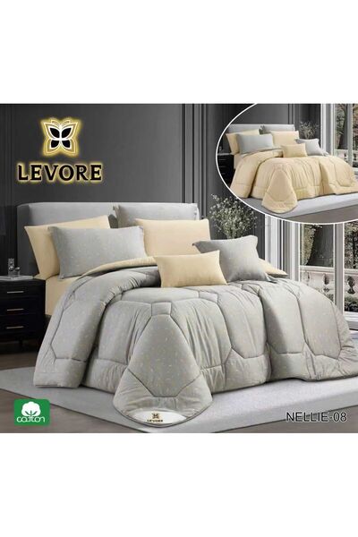 Levorey Levore cotton bedspread, single and a half size, 5 pieces, double-sided