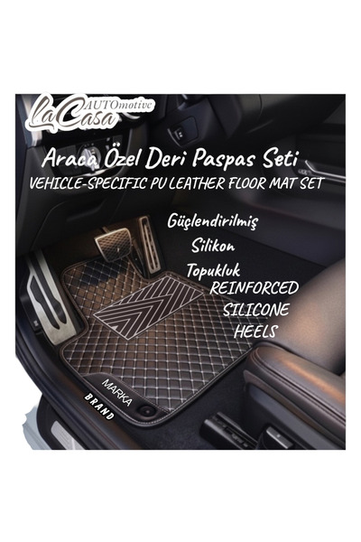 LACASA AUTOmotive Toyota Yaris Xp130-Hybrid (2013-19) Compatible Quilted Li- ...