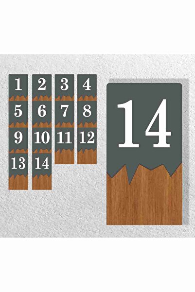 zafrakreklam 1 to 14 Vertical Laser Metal Composite - Wooden Apartment Site -...