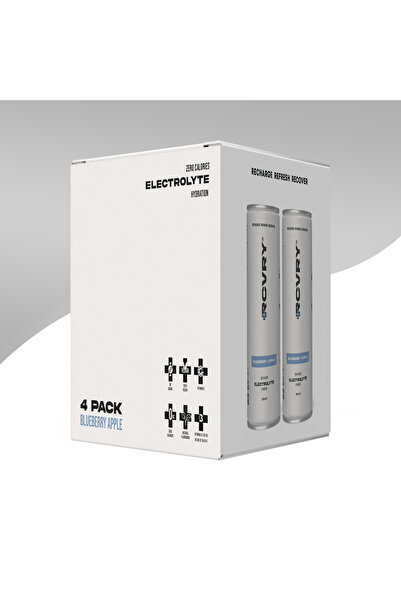 RCVRY Pachet de 4 vitamine și electroliți pentru hidratare | Afine și măr | 4...