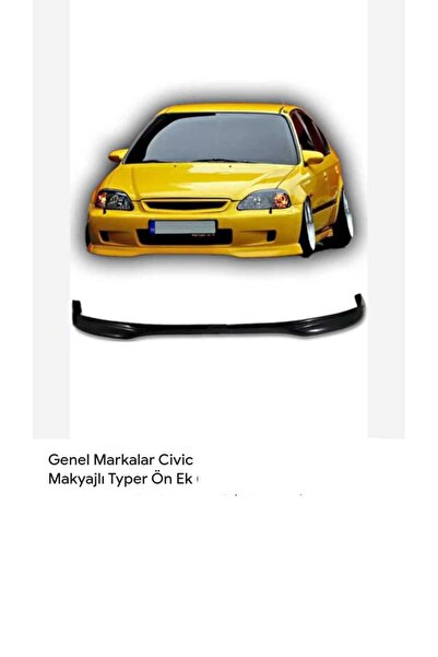ayaz fiber body kit HONDA İES CİVİC MAKYAJLI TYPER ÖN EK FİBER BOYASIZ