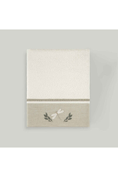 Linens Olivea Bambu 50x85 Cm Yüz Havlusu Ekru