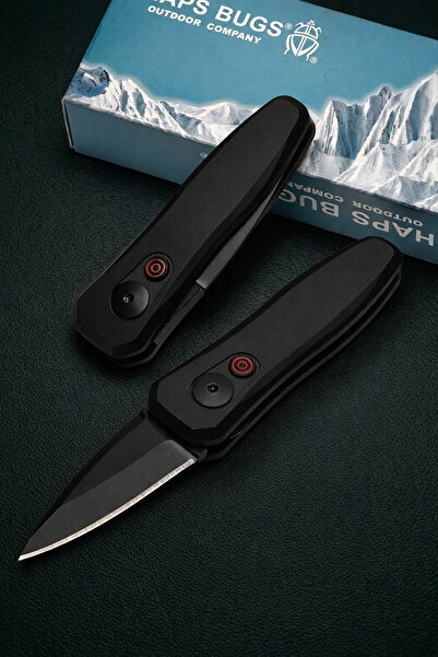 Keskin Adam Haps Bugs KS 7500BK 12,5 CM Süper Mini Oto Cep Çakısı Paslanmaz Ç...