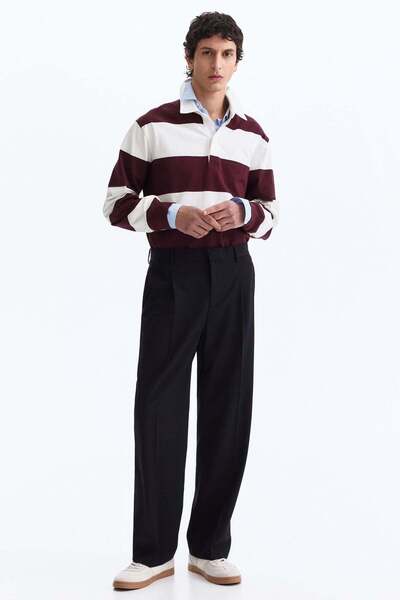 H&M Relaxed Fit Wool-blend tailored trousers