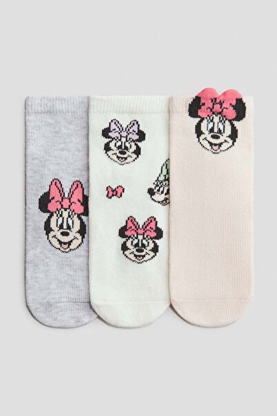 H&M 3-pack motif-detail socks