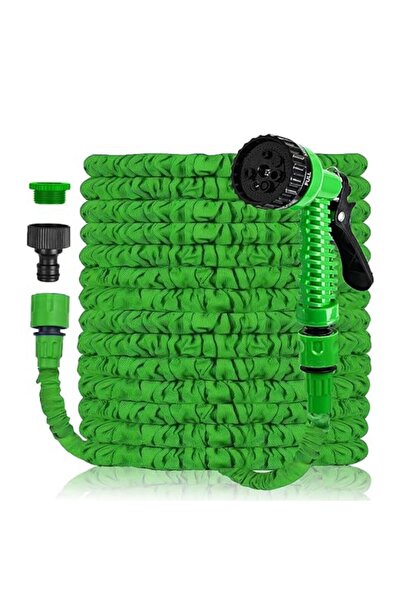 ETASHOP 60 Metre Uzayan Bahçe Sulama Hortumu Seti 7 Fonksiyonlu Su Tabancalı ...