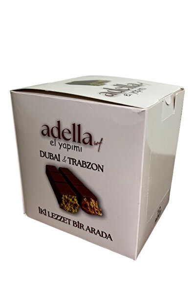 ADELLAWF Dubai antep fıstıklı ve Trabzon fındıklı sütlü çikolata