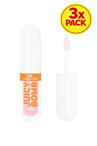 Essence 3x PACK Juicy Bomb Party Peach Perfect 01 Lip Oil