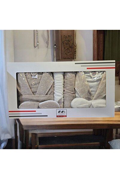 Mora Turkish bathrobe set, 8 pieces (2140)