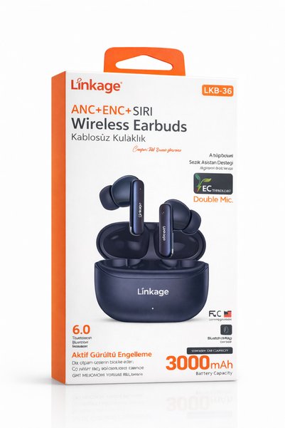 güngören pazaryeri Linkage LKB-36 ANC Kablosuz Bluetooth Kulaklık (ENC, Siri ...