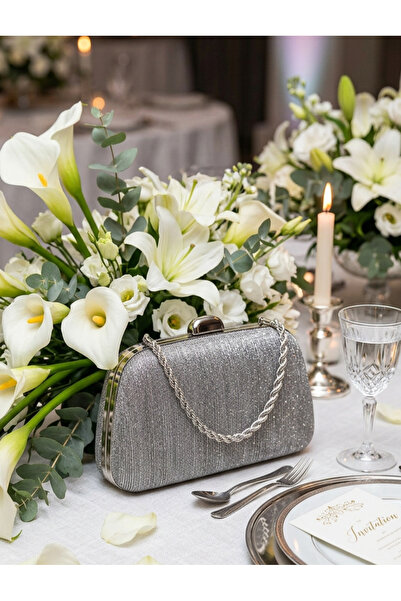 Çanta Trend Sparkling Chain Strap Piece Evening Dress Bag