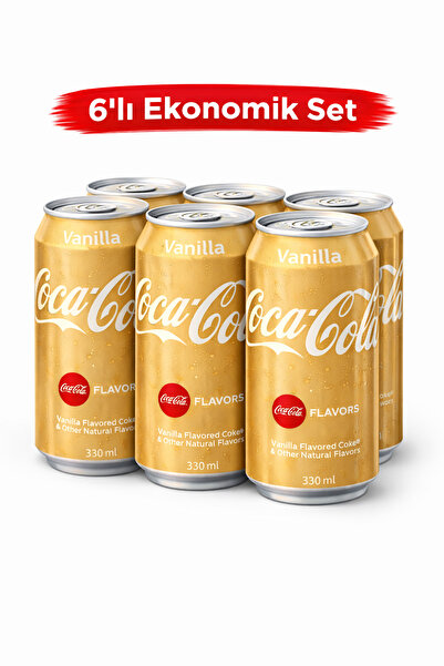 Coca-Cola Vanilla (Vanilya) 330ml x 6 Adet