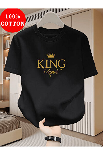 PERISENSE تي شيرت قطني ممشط كبير الحجم 100% قطن - تي شيرت صيفي مريح وفضفاض مط...