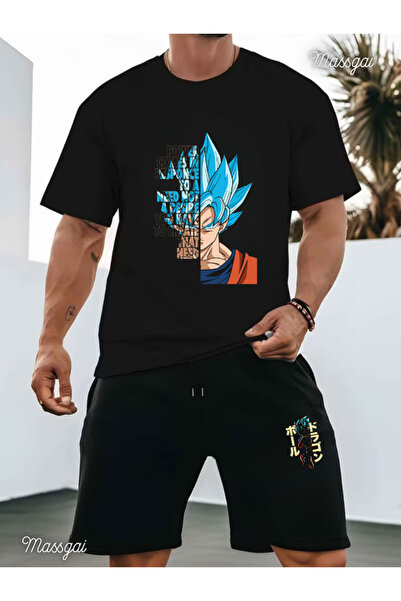 Massgai Unisex Onepiece Monkey Nika Songoku Gear5 Printed Oversized Short Sle...