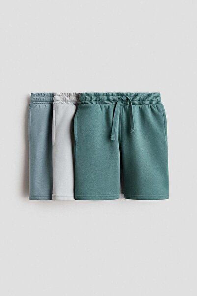 H&M مجموعة من 3 شورتات
