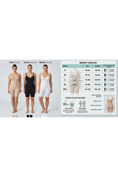 5.MEVSİM Long Length Corset – Waist Support, High Comfort