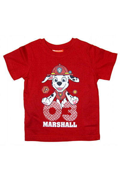 PAW PATROL Tricou cu mânecă scurtă pentru copii din bumbac Marshall 134 CM 9 ...
