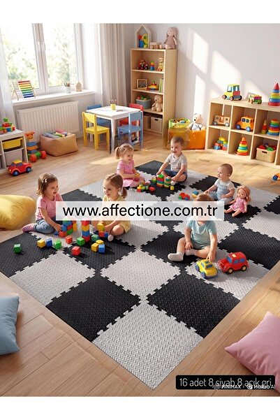 AFFECTİONE damla desen tatami minderi 13mm 50x50 toplam 16 adet fiyatıdır 8 g...