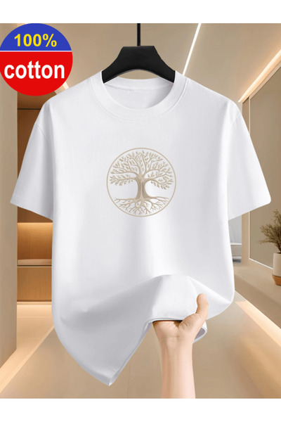 gencerco Μπλουζάκι Money Tree με τύπωμα Premium oversized