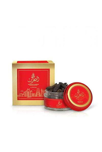 Al Rehab perfumes Bahraini incense, 30 grams, black in color.
