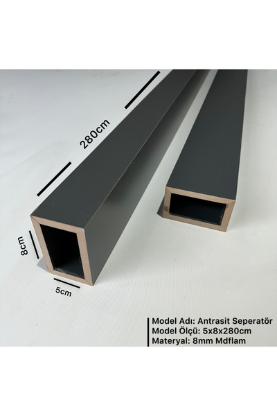 POLAT PANEL 5cm x 8cm x 280cm Seperatör / Bölme Profili (3 ADET)