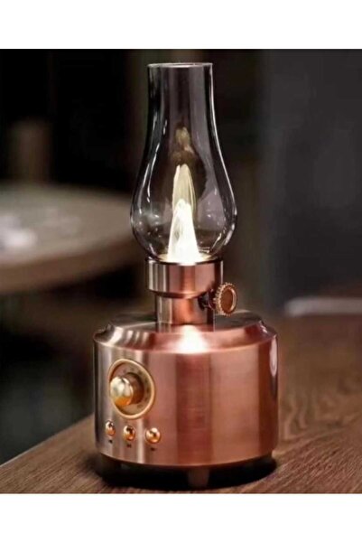 Hırdavat Nostaljik Gaz Lambalı Görünümlü BLUETHOOT SPEAKER MP3 ÇALAR RT-764